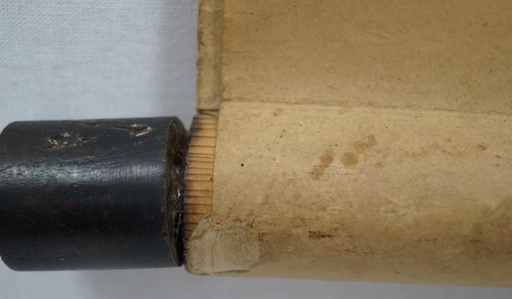 Der Wanderer und die Schoenheit Nahaufnahme des gegenueberliegenden Rollenendes Rollendetail 2