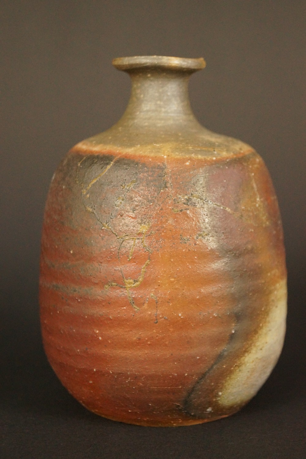 Bizen Tokkuri von Shuzo Ogawa Frontalansicht