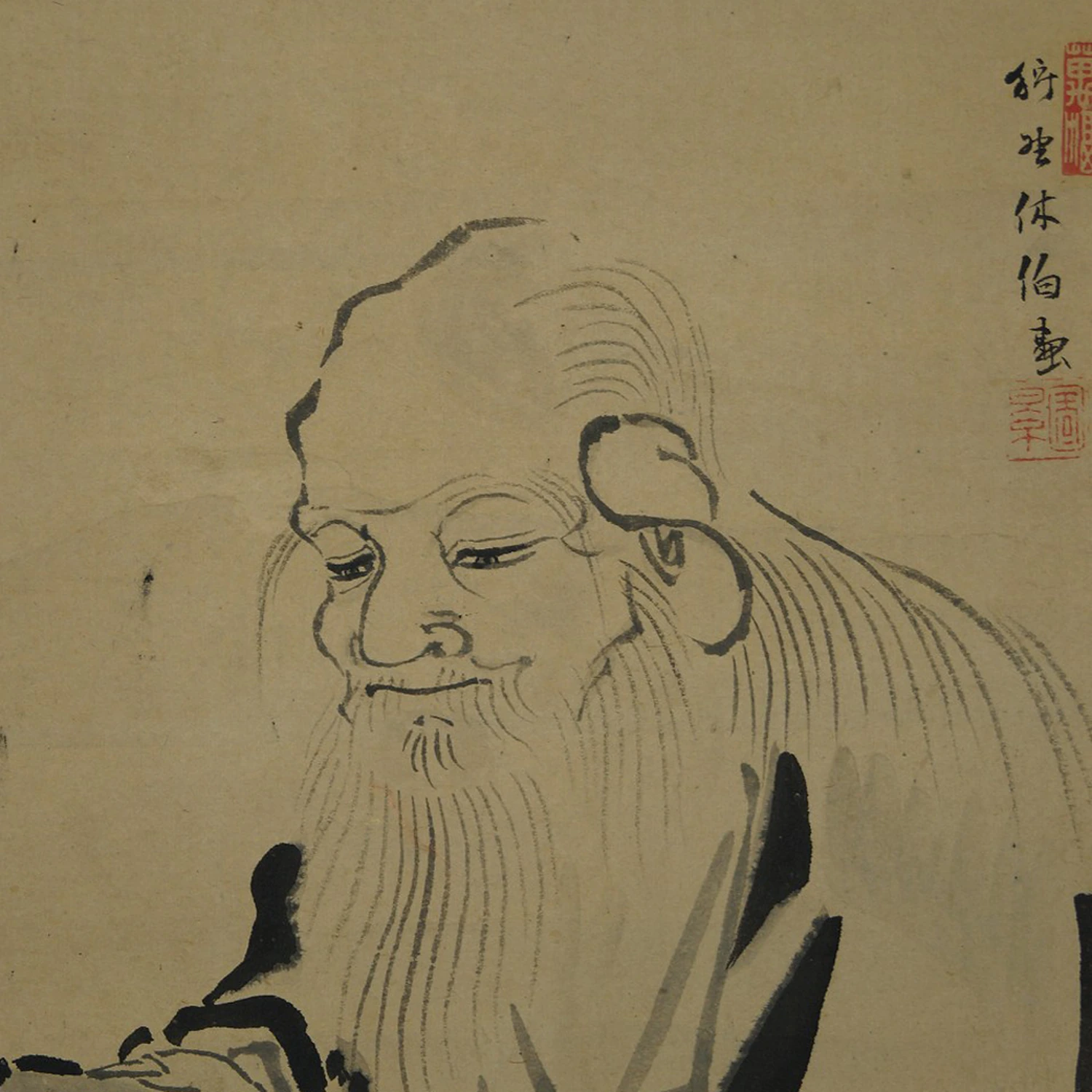 Kakemono Philosoph Motiv Nahaufnahme Vorschau