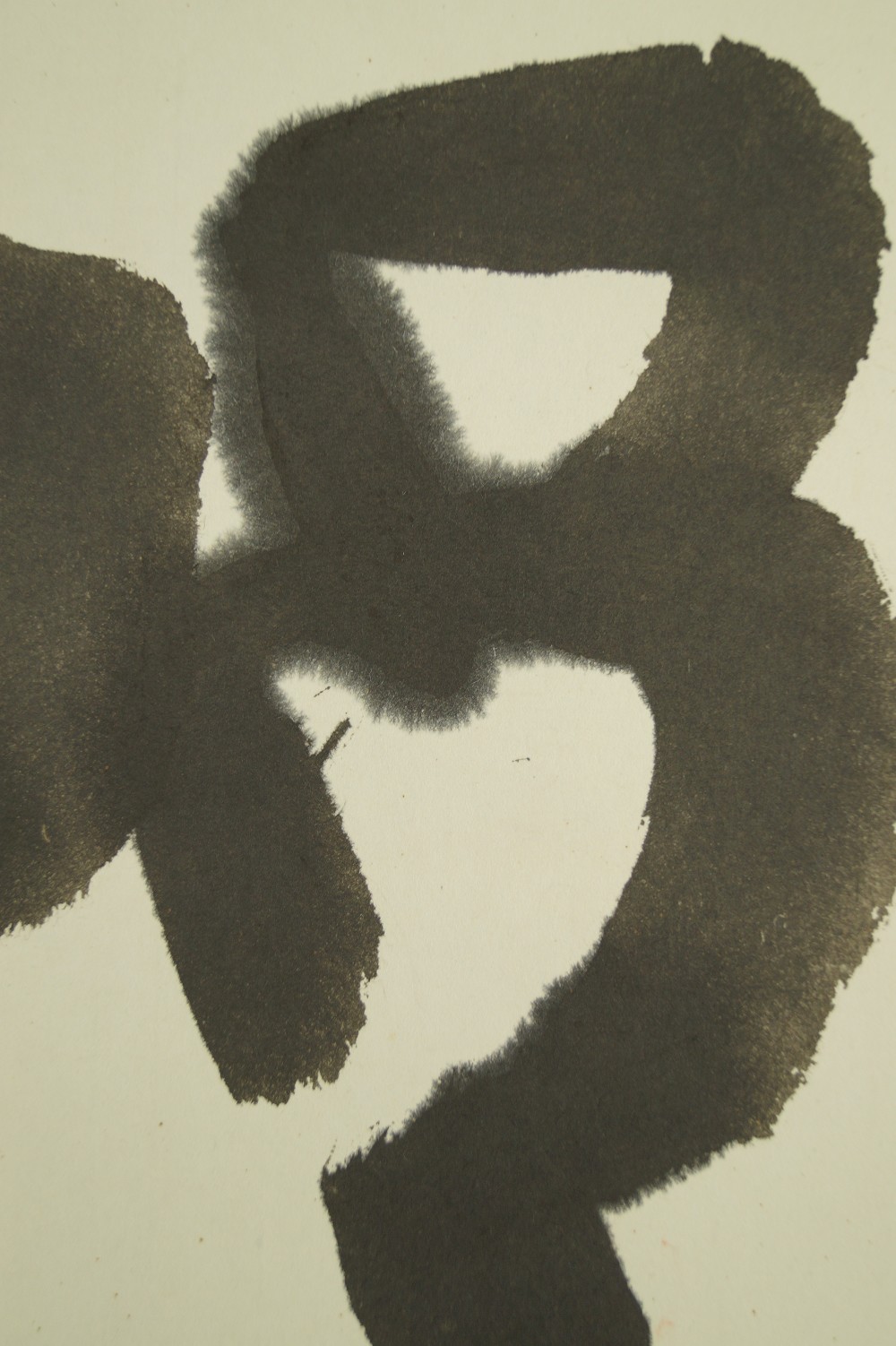 Calligraphy Wild Goose Hanging Scroll Kakejiku Kakemono Brushwork Close-Up