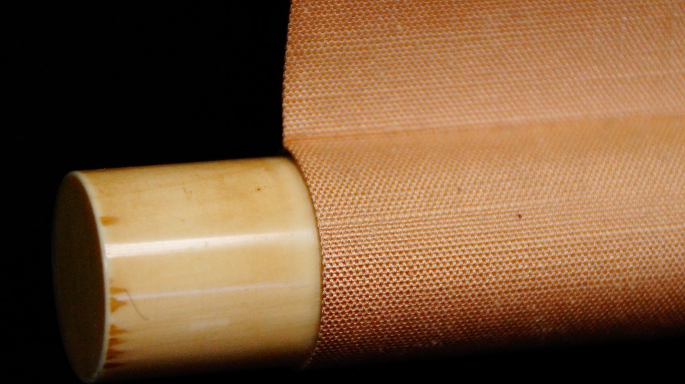 Spiel der Flusskrebse Kakemono von Ekito Rollendetail