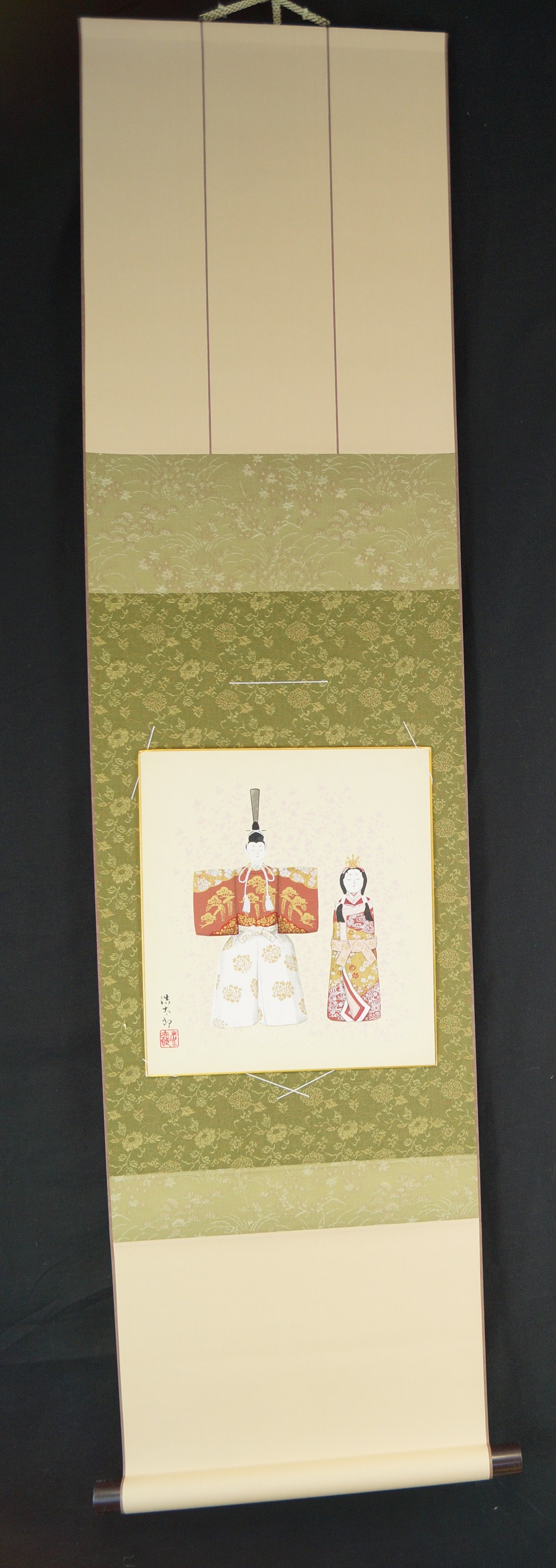 Shikishi Hina Dolls Print Overall View with Border
