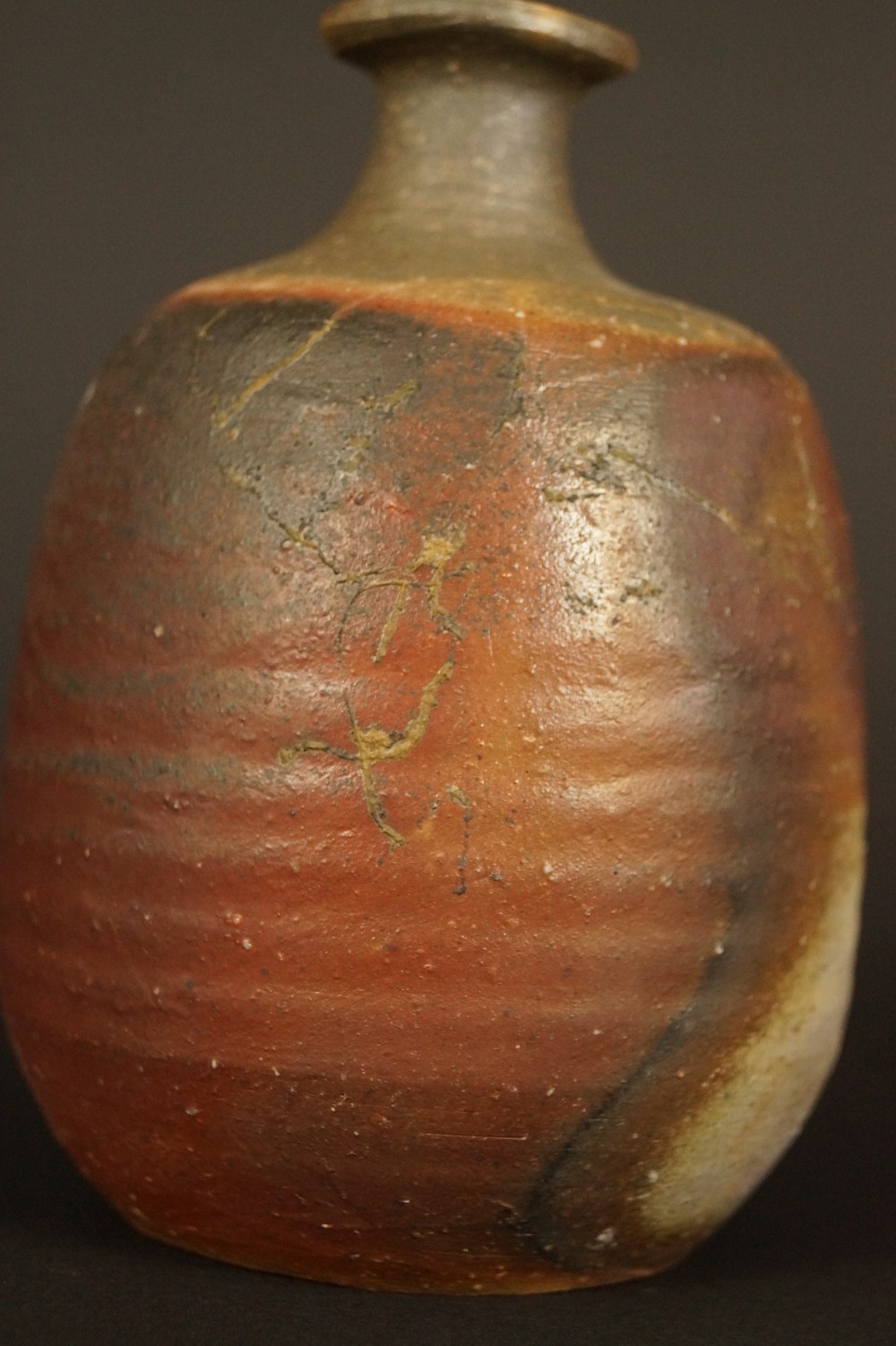Bizen Tokkuri von Shuzo Ogawa Seitenansicht 1