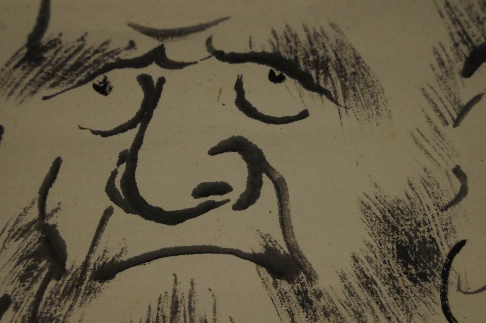 Bodhidharma Gesicht Nahaufnahme 2
