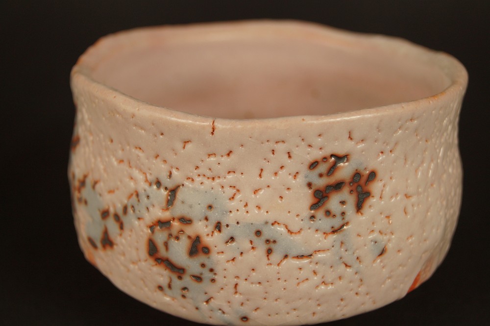 Shino Tea Bowl Profile Side View 1