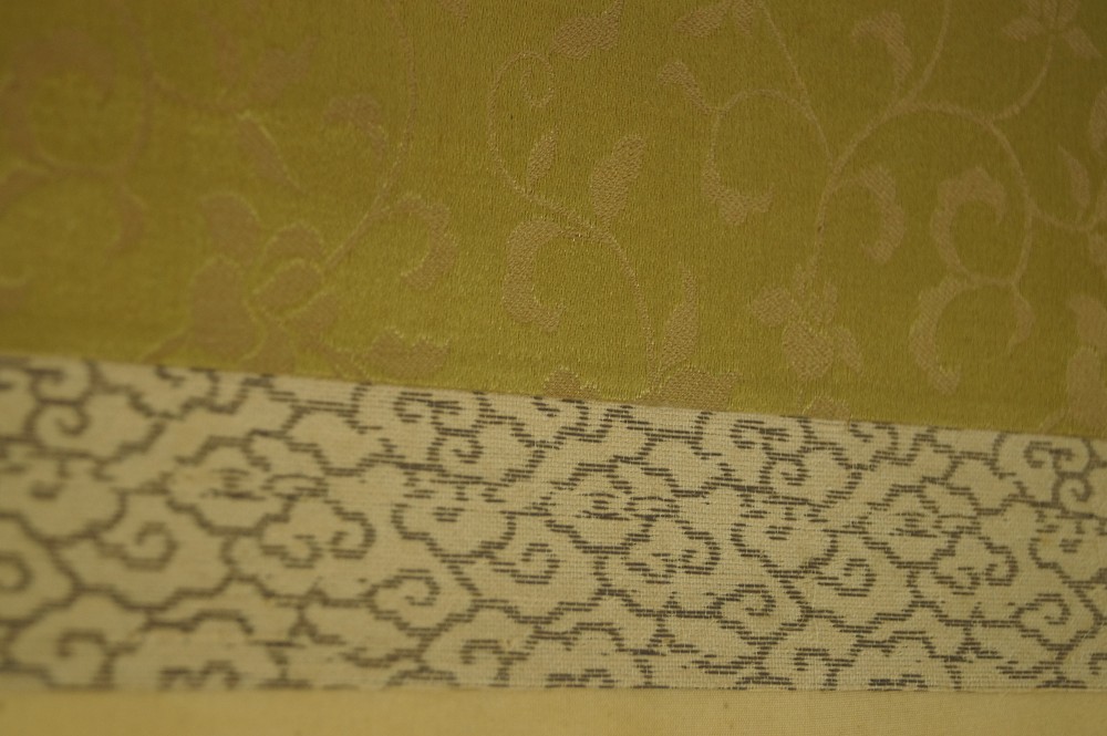Kakemono Bodhidharma Daruma Montierungsdetail 2