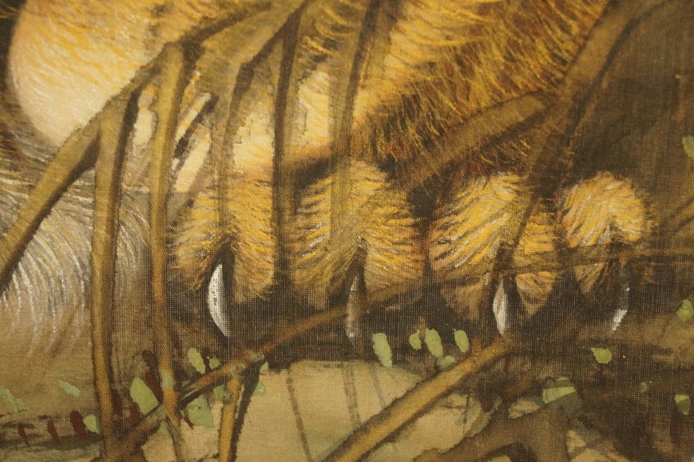 Tiger Kakemono Pranken Motiv Nahaufnahme 2