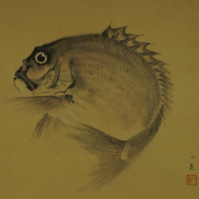 Goldbrasse von Ichigaku Hatano Motiv Nahaufnahme Vorschau