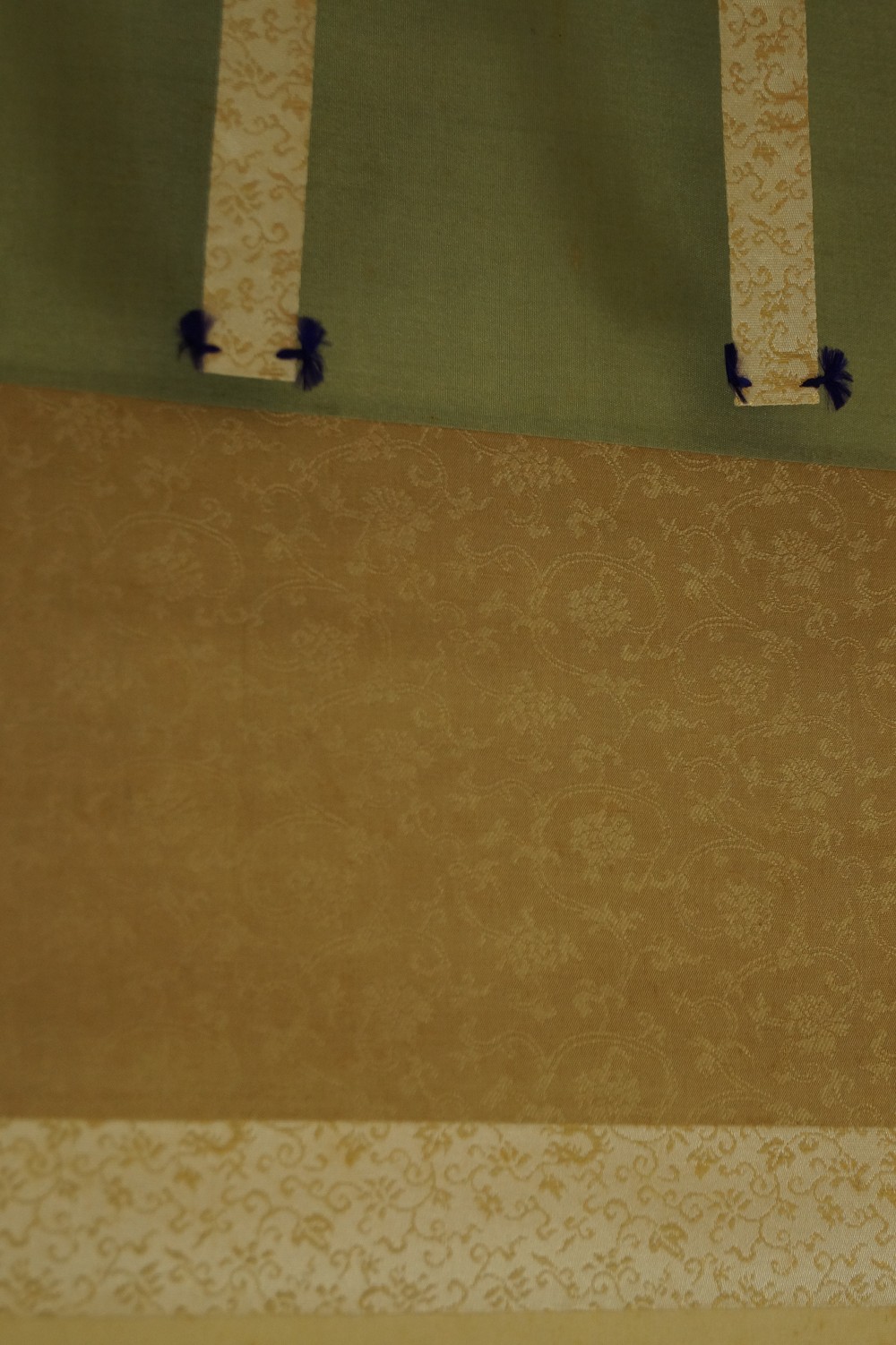Rollo colgante japonés libélula de Kazuyo Okutani detalle del montaje