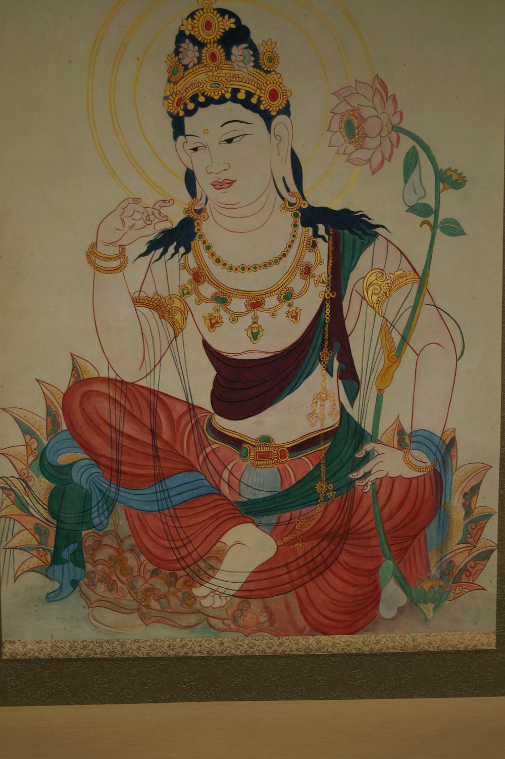 Kannon Bodhisattva Gesamtmotiv ohne Rahmung