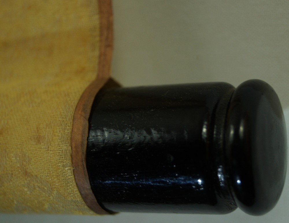 Kakemono Pfingstrosen und Sakura Rollendetail