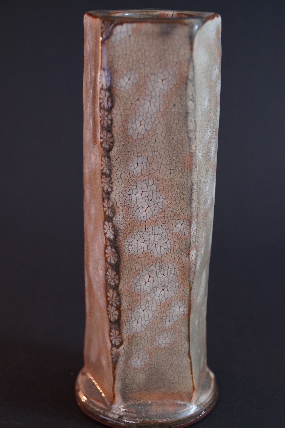 Seto Vase von Hidetoshi Suzuki Rueckansicht