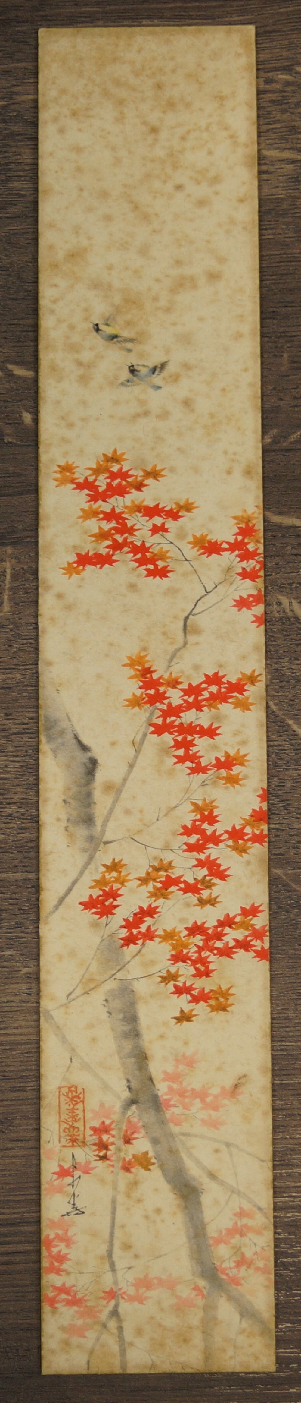 Japanisches Gemaelde Herbst Gesamtansicht 2