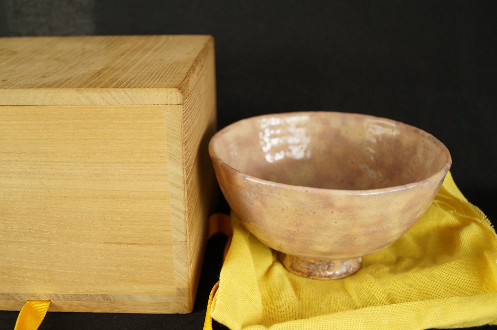Chawan Hagi Zuiho Ono nella scatola di conservazione 2