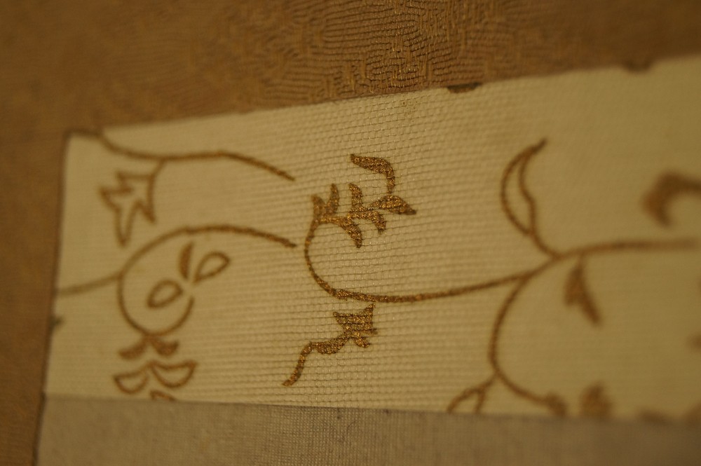 Tiger Kakemono Montierungsdetail
