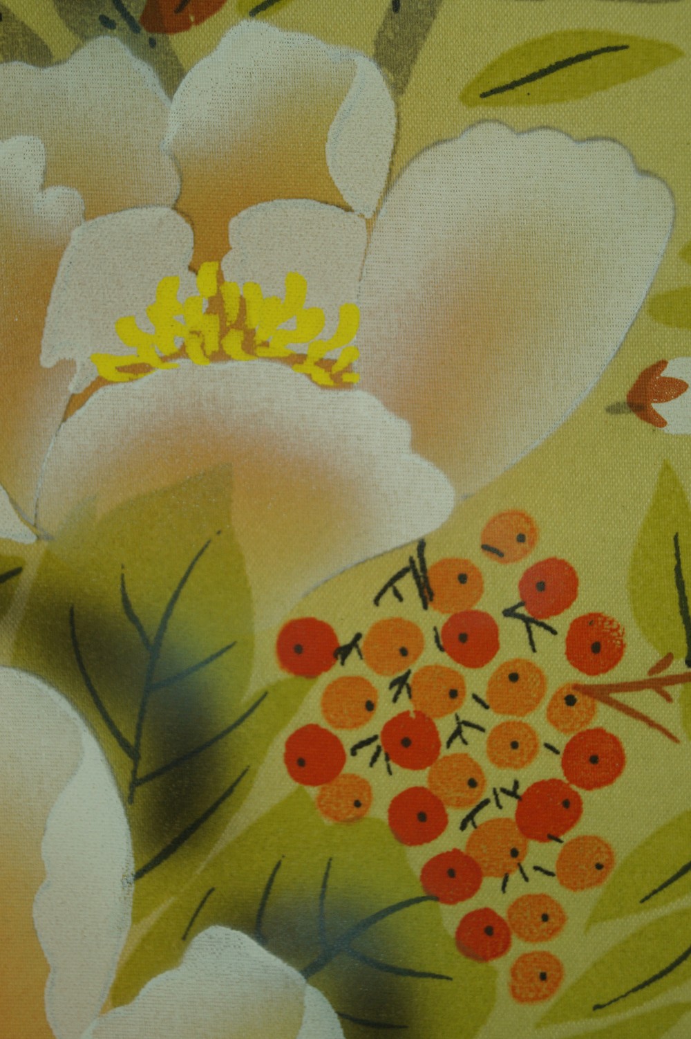 Blumen Rollbild Beeren Nahaufnahme