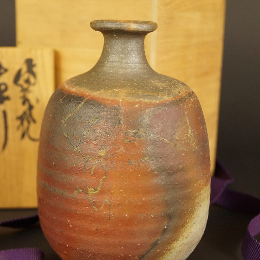 Bizen Tokkuri von Shuzo Ogawa Motiv Nahaufnahme Vorschau