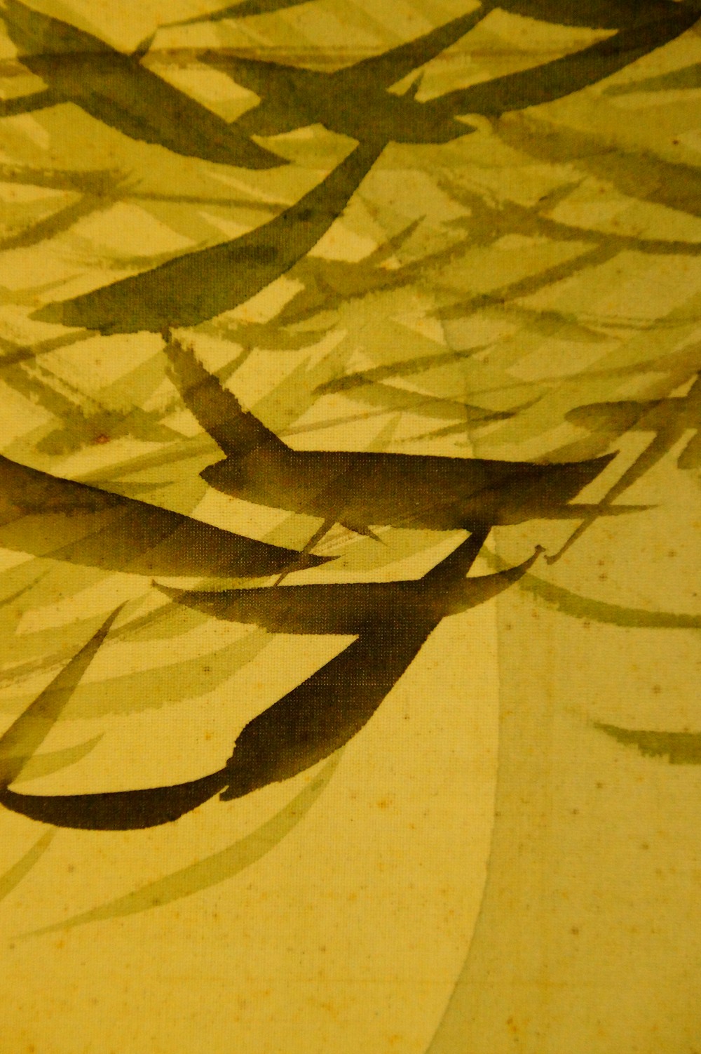 Weide im Mondlicht von Yukawa Shodo Mond-Motiv Nahaufnahme 2