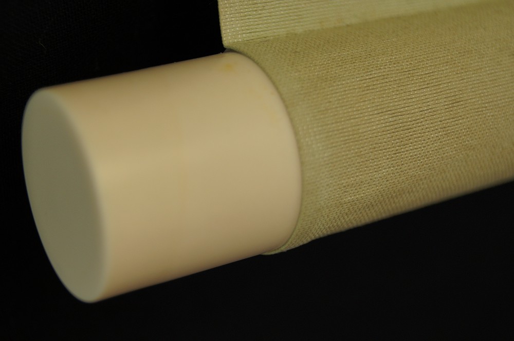 Rollendetail mit Elfenbeinknauf Nahaufnahme