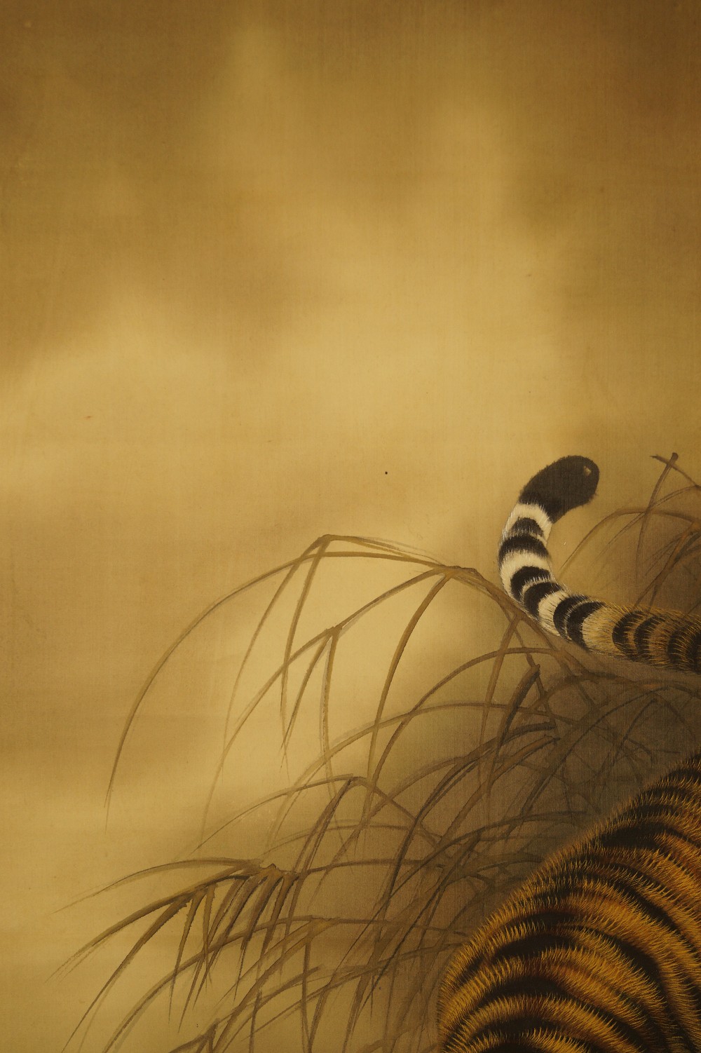 Tiger Kakemono Schwanz Motiv Nahaufnahme 1