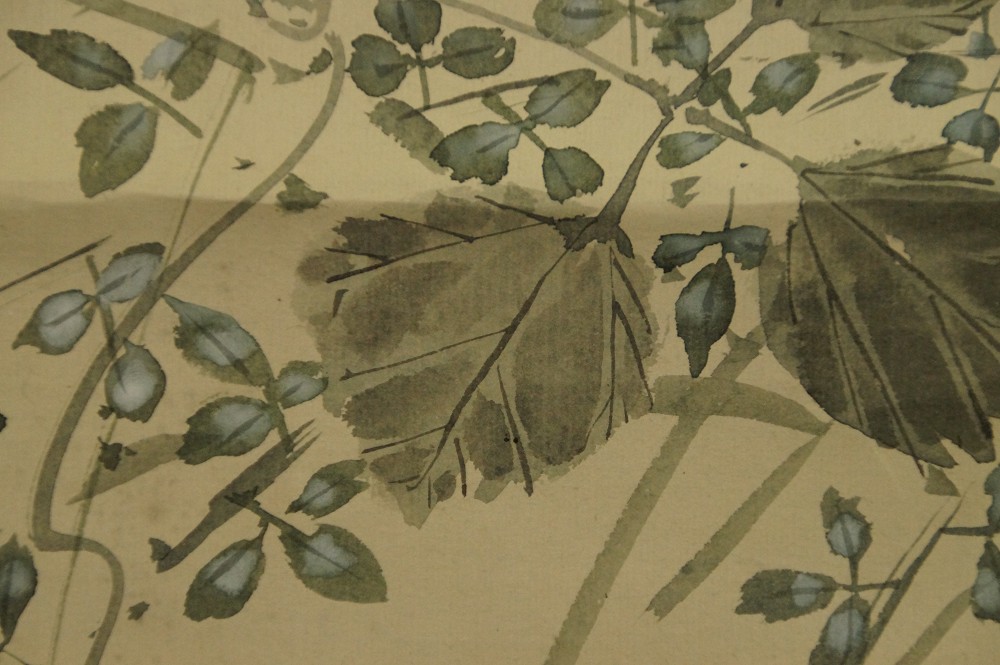 Herbes sous la lune par Shodo motif d'herbes gros plan 3