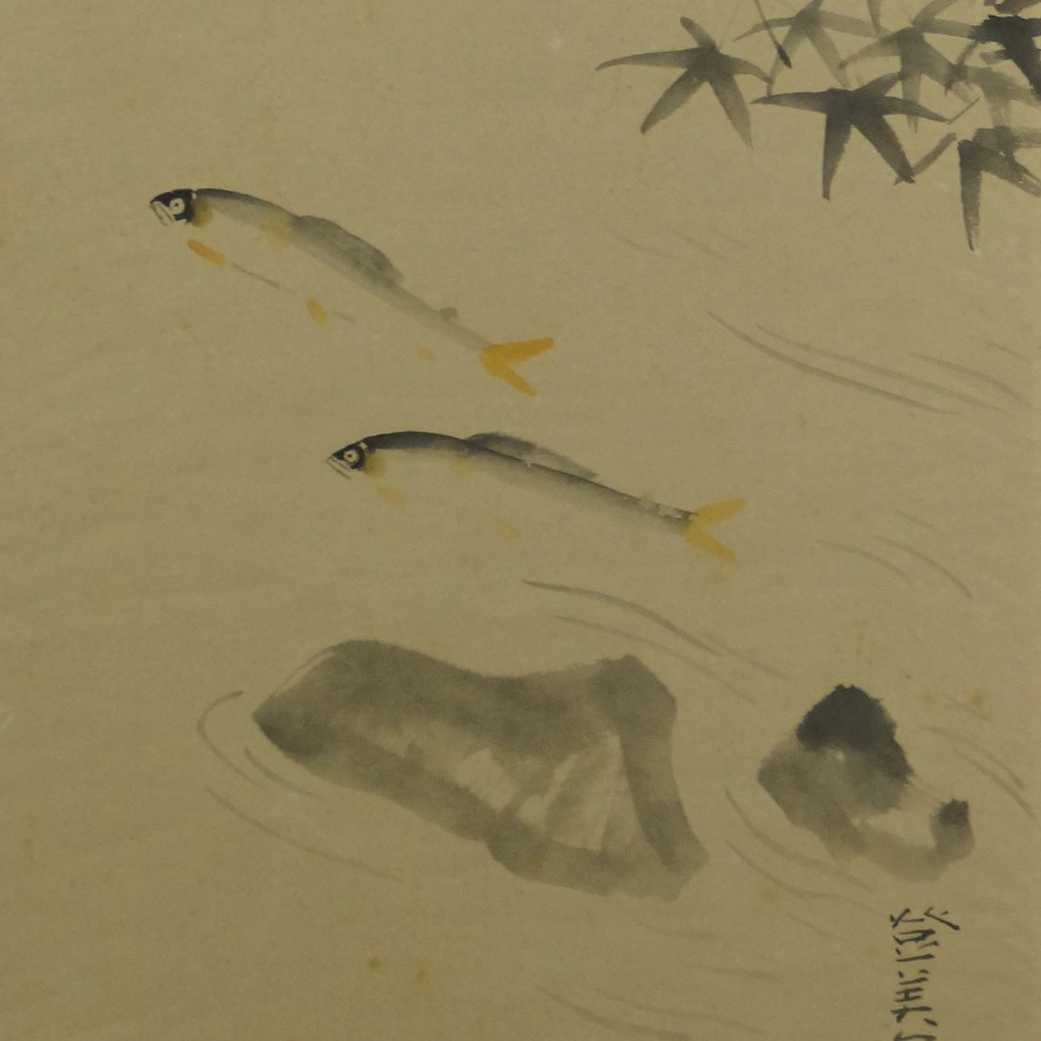 Sayori Fische von Kawashima Tomiji Motiv Nahaufnahme Vorschau