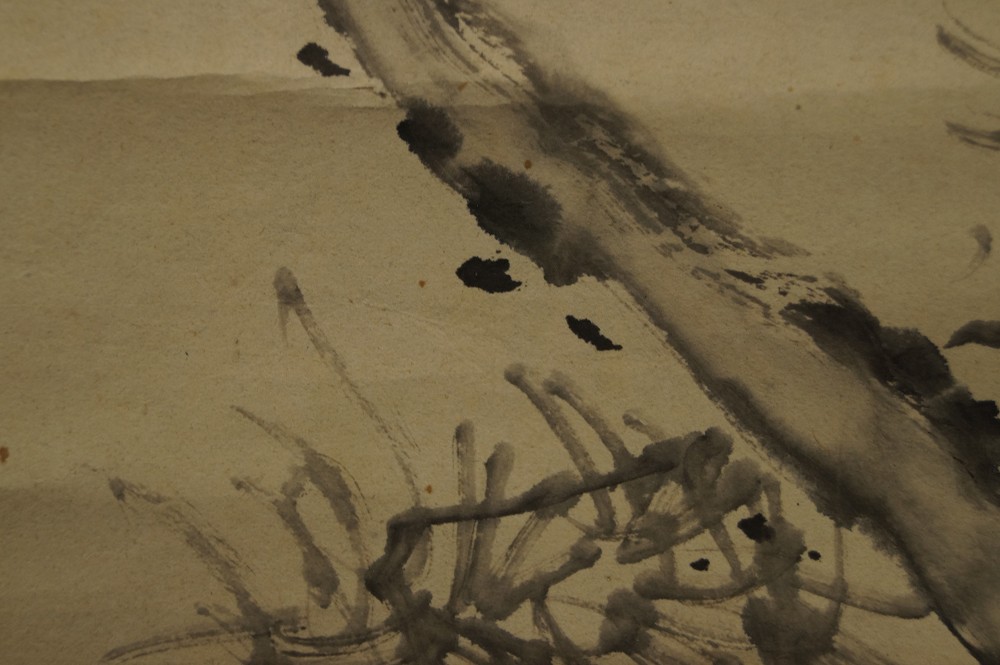 Vogel auf Kiefernzweig von Akiaki Okamoto Kiefer-Motiv Nahaufnahme 5