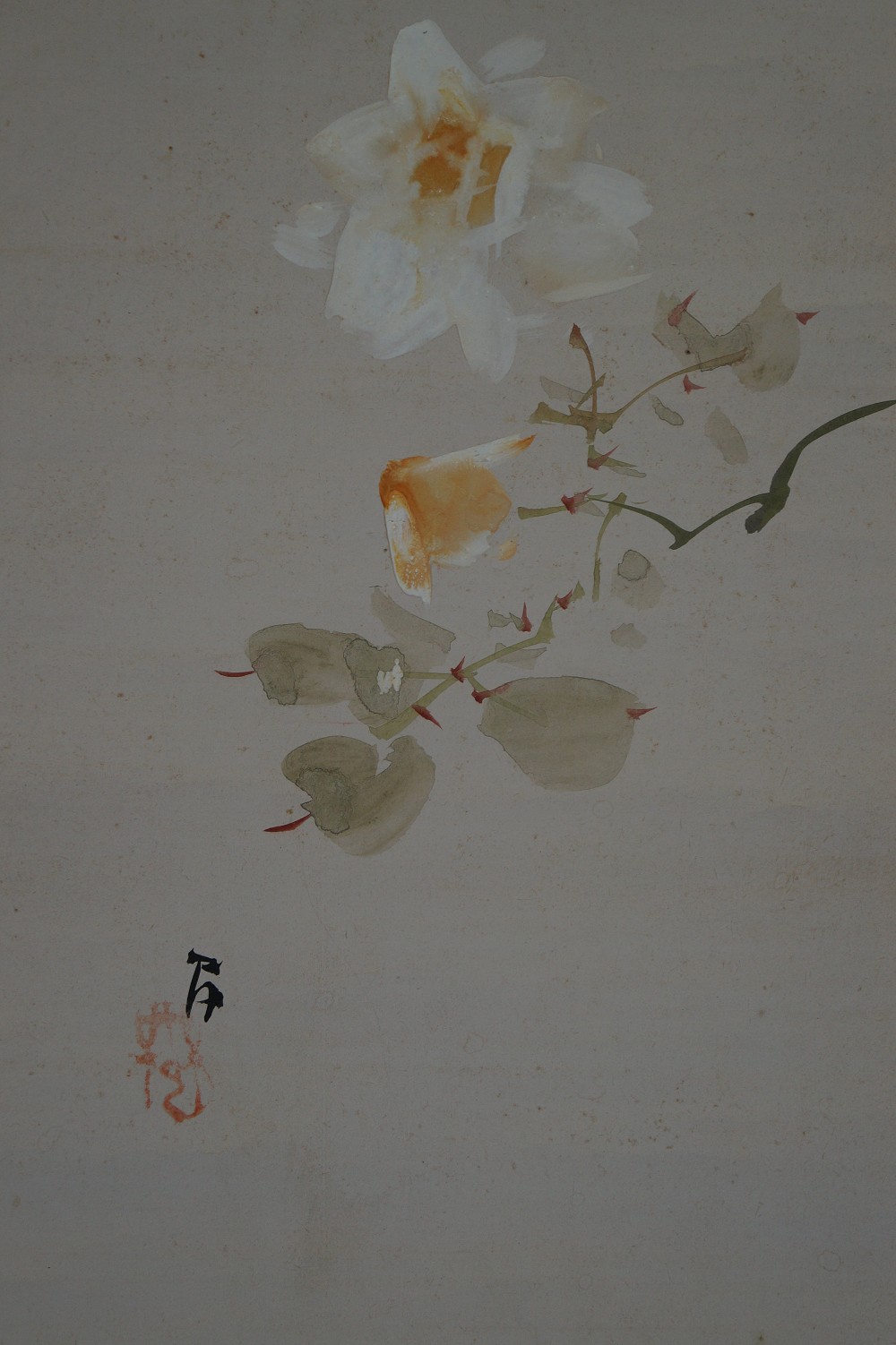 Kakemono Blume Blume Motiv Nahaufnahme