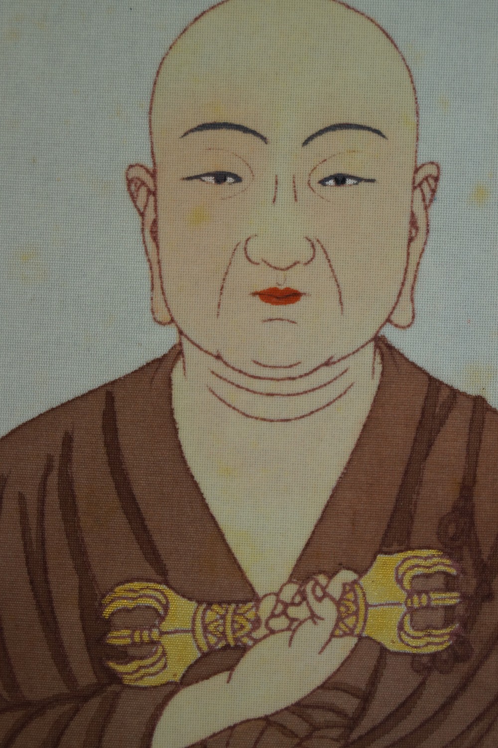 88 Tempel Saigoku Gesichtsdetail Nahaufnahme
