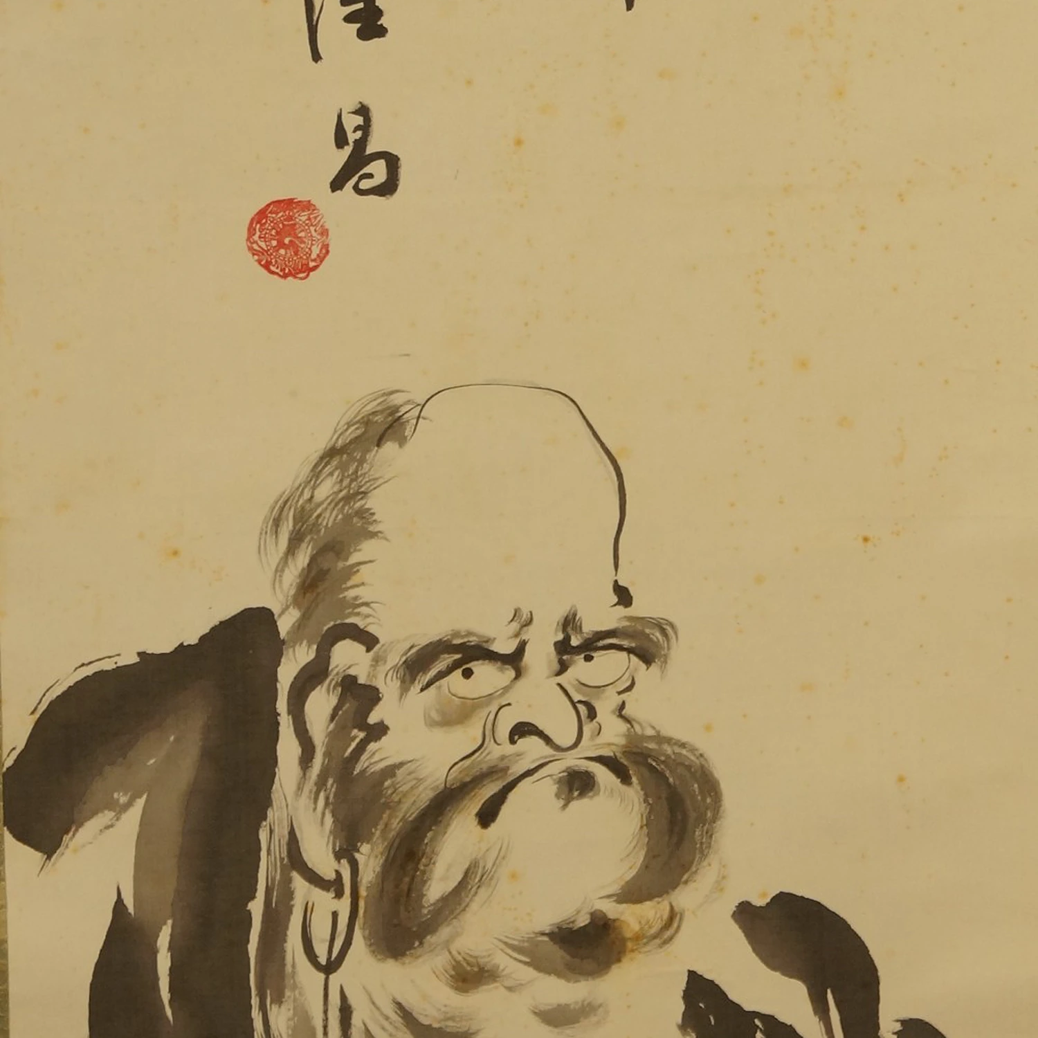 Bodhidharma Motiv Nahaufnahme Vorschau
