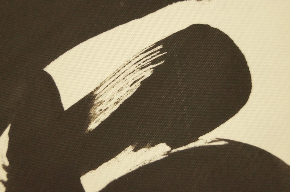Namu Amida Butsu Hanging Scroll Brushwork Close-Up