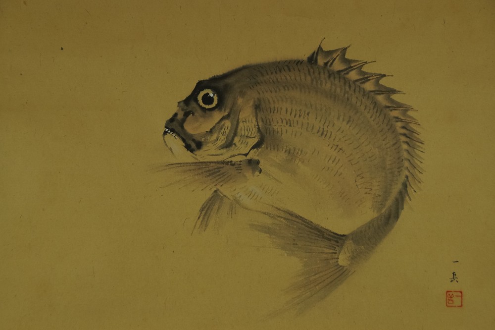 Goldbrasse von Ichigaku Hatano Gesamtmotiv ohne Rahmung
