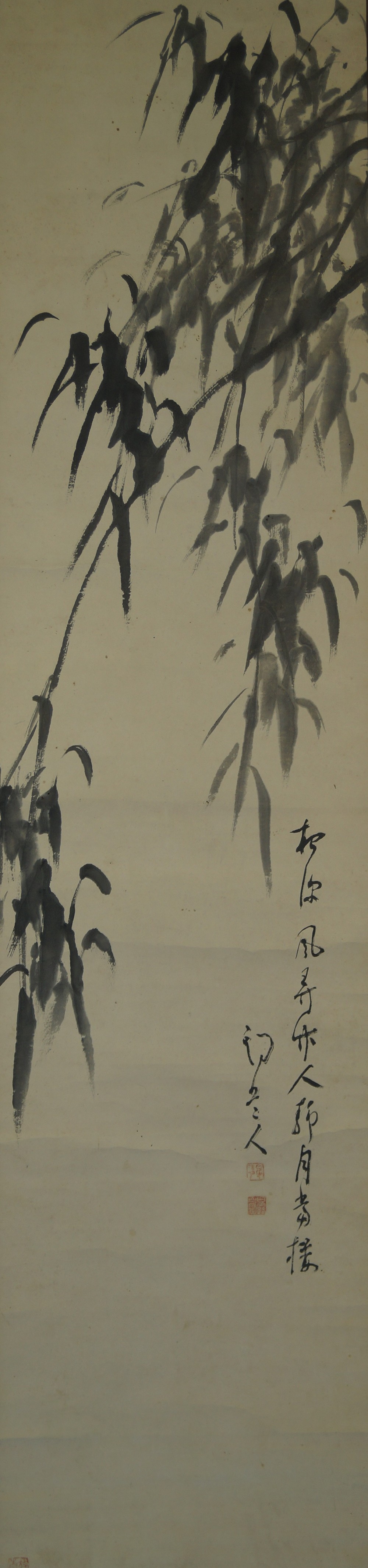 Kakemono Bambus Gesamtmotiv ohne Rahmung