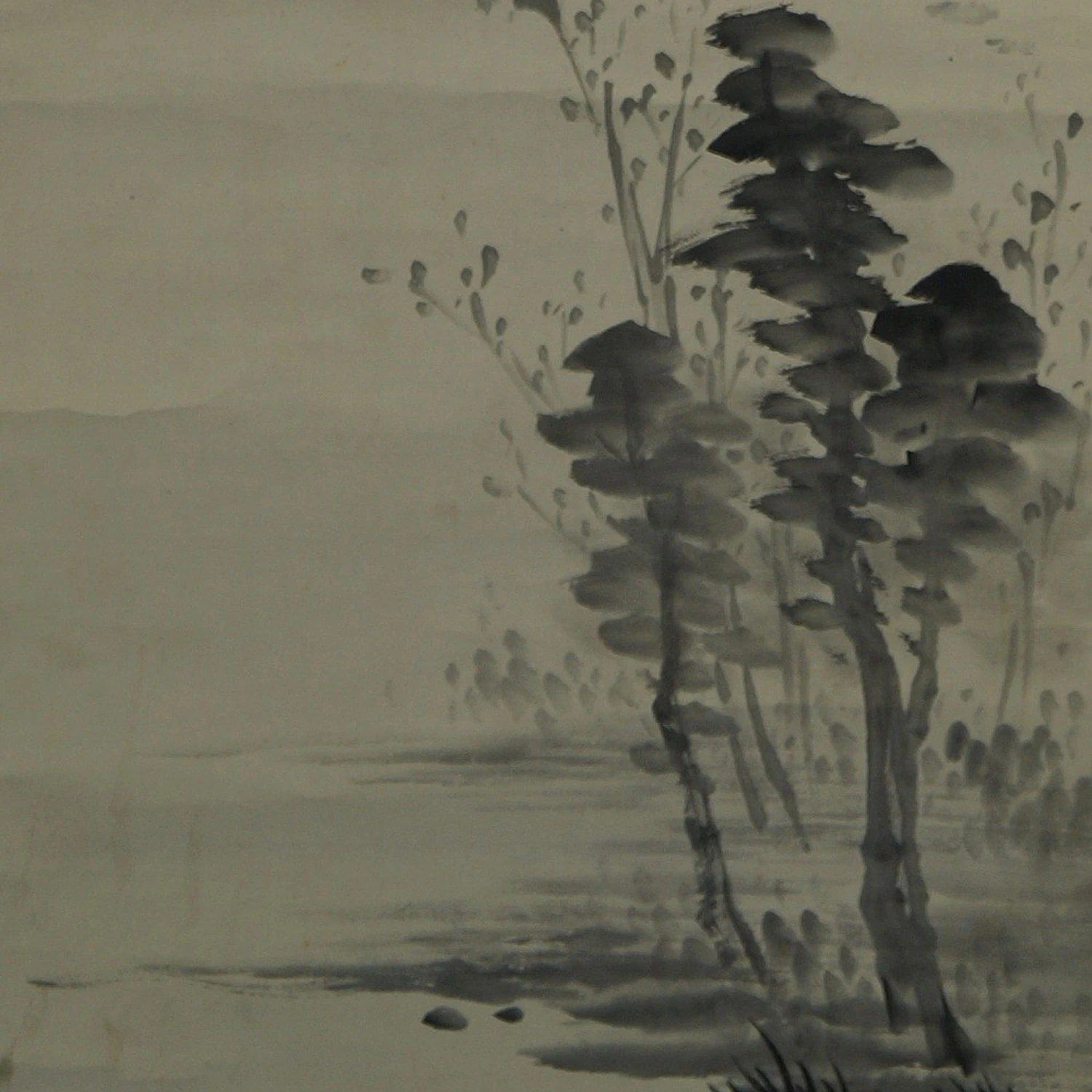 Kakemono Landschaft Motiv Nahaufnahme Vorschau