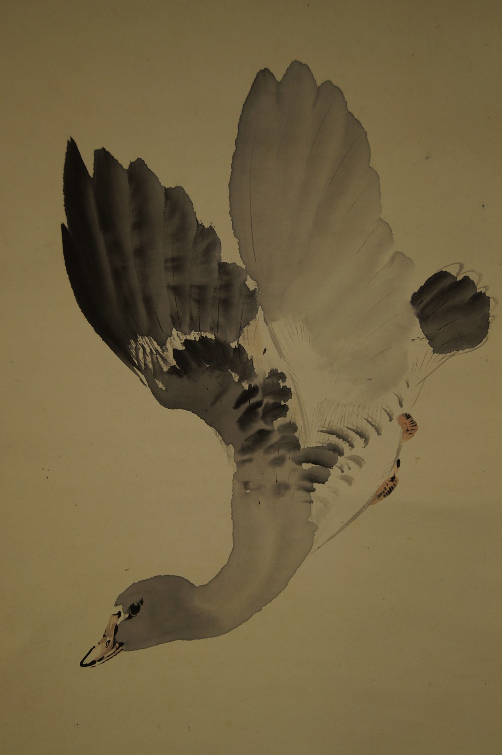 Oie sauvage par Goto Koho gros plan motif 1