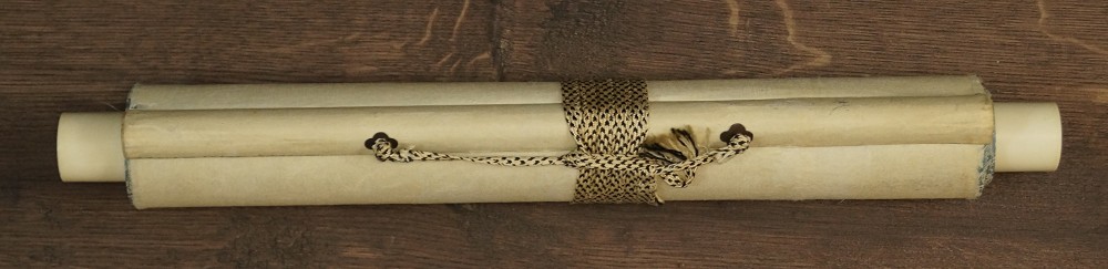 Eisvogel von Kinsen Kakemono zusammengerollt