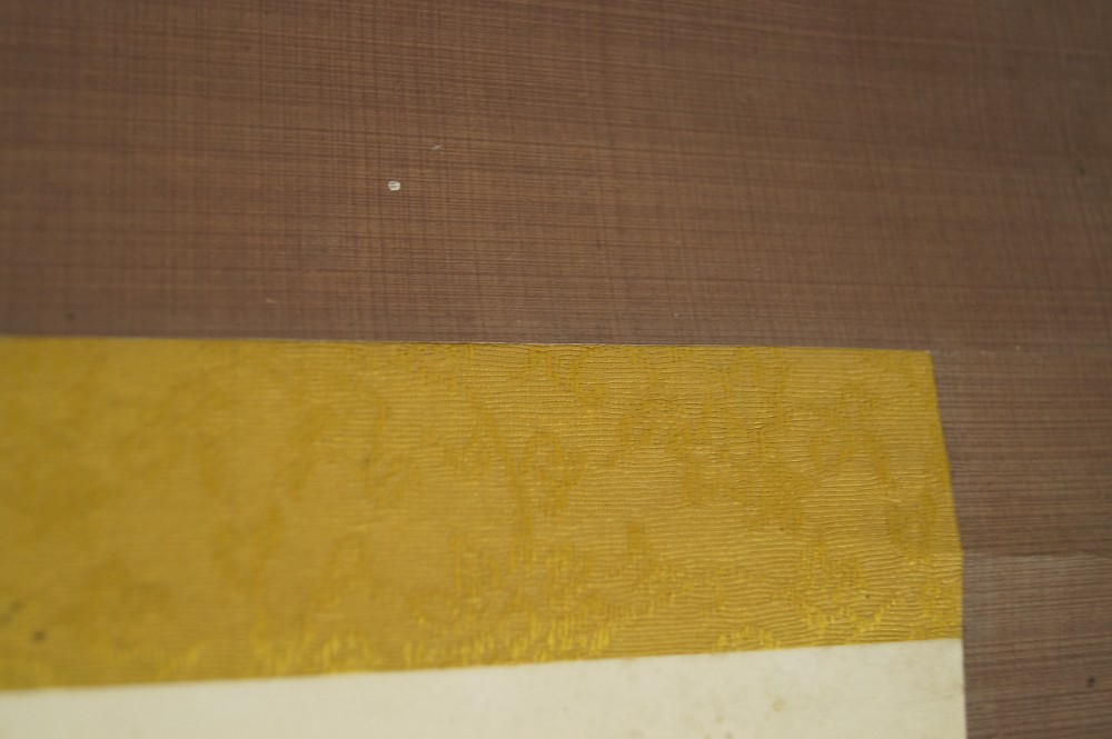 Kakemono Bambus Montierungsdetail 2
