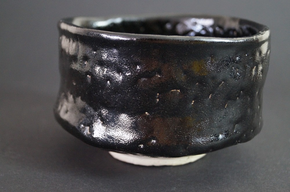 Chawan Seto di Haruo Kato vista laterale 1