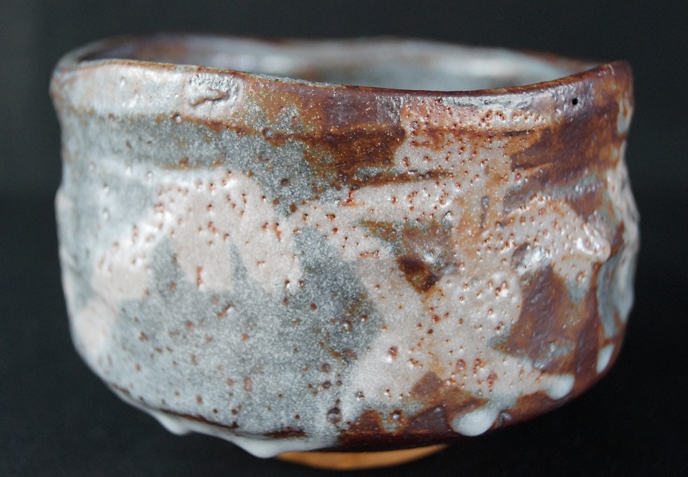 Chawan Shino Keramik Frontalansicht