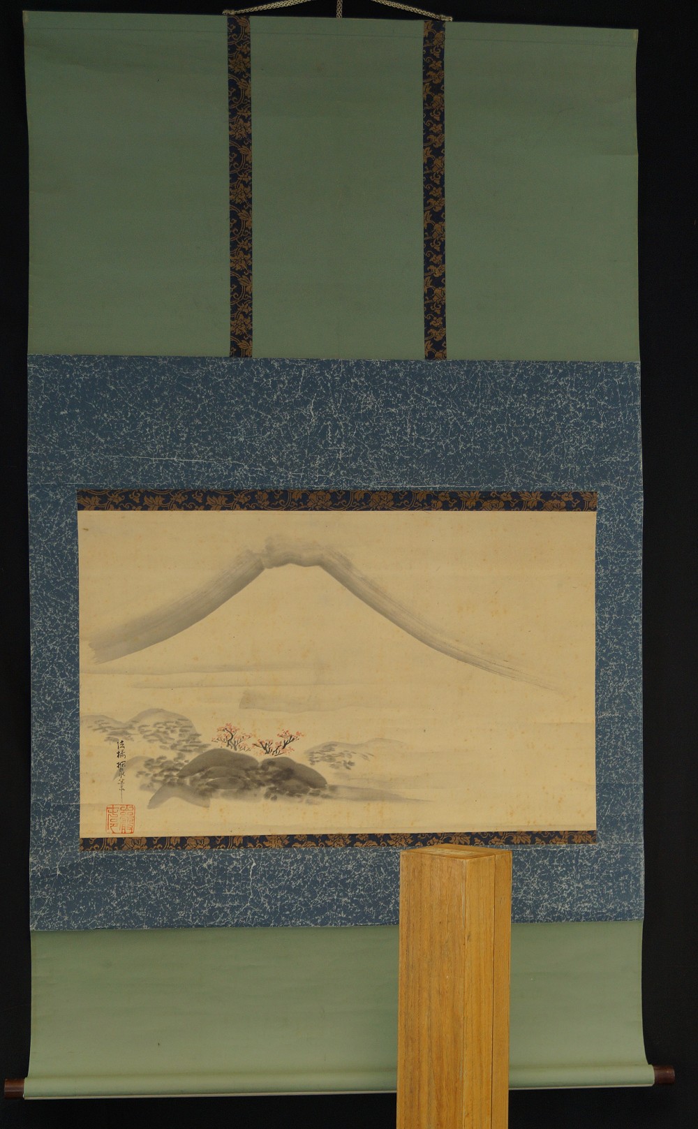 Fuji-San von Tsuruzawa Sensen Gesamtansicht Rollbild