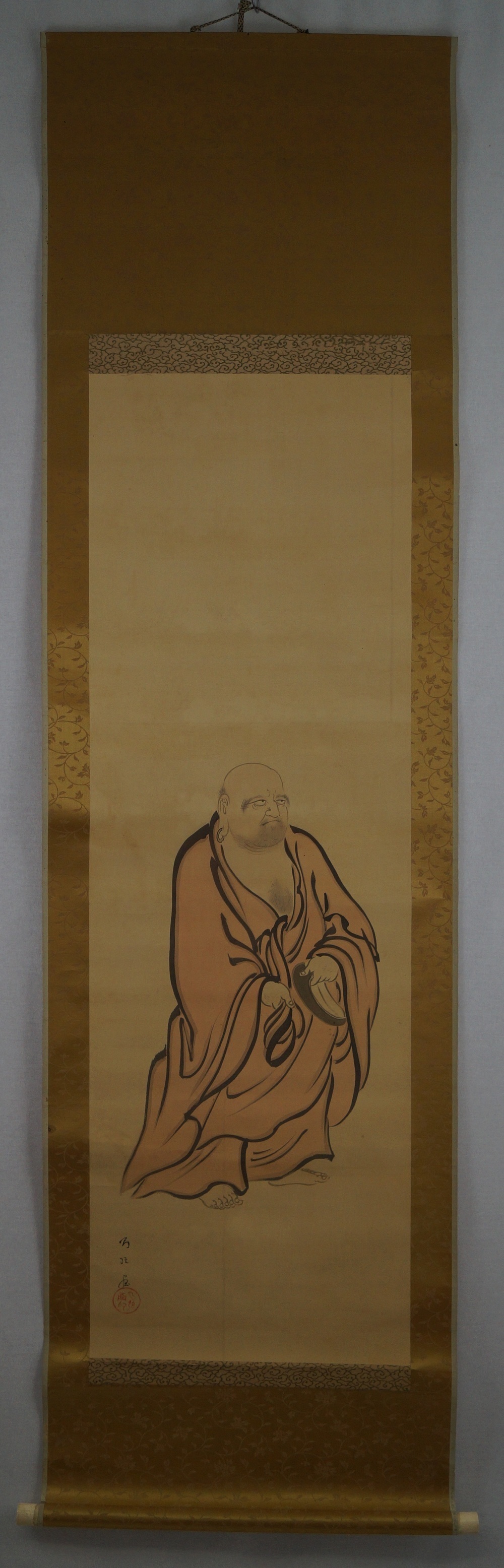 Bodhidharma Gesamtansicht Rollbild