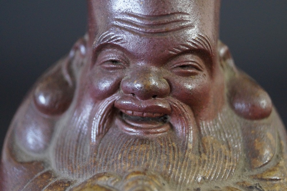 Fukurokuju Figur Gesicht Nahaufnahme 1