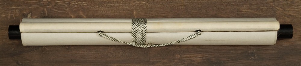 Zen Kalligrafie Herzsutra Kakemono zusammengerollt 2