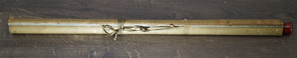 Koi Rollbild Kakemono zusammengerollt