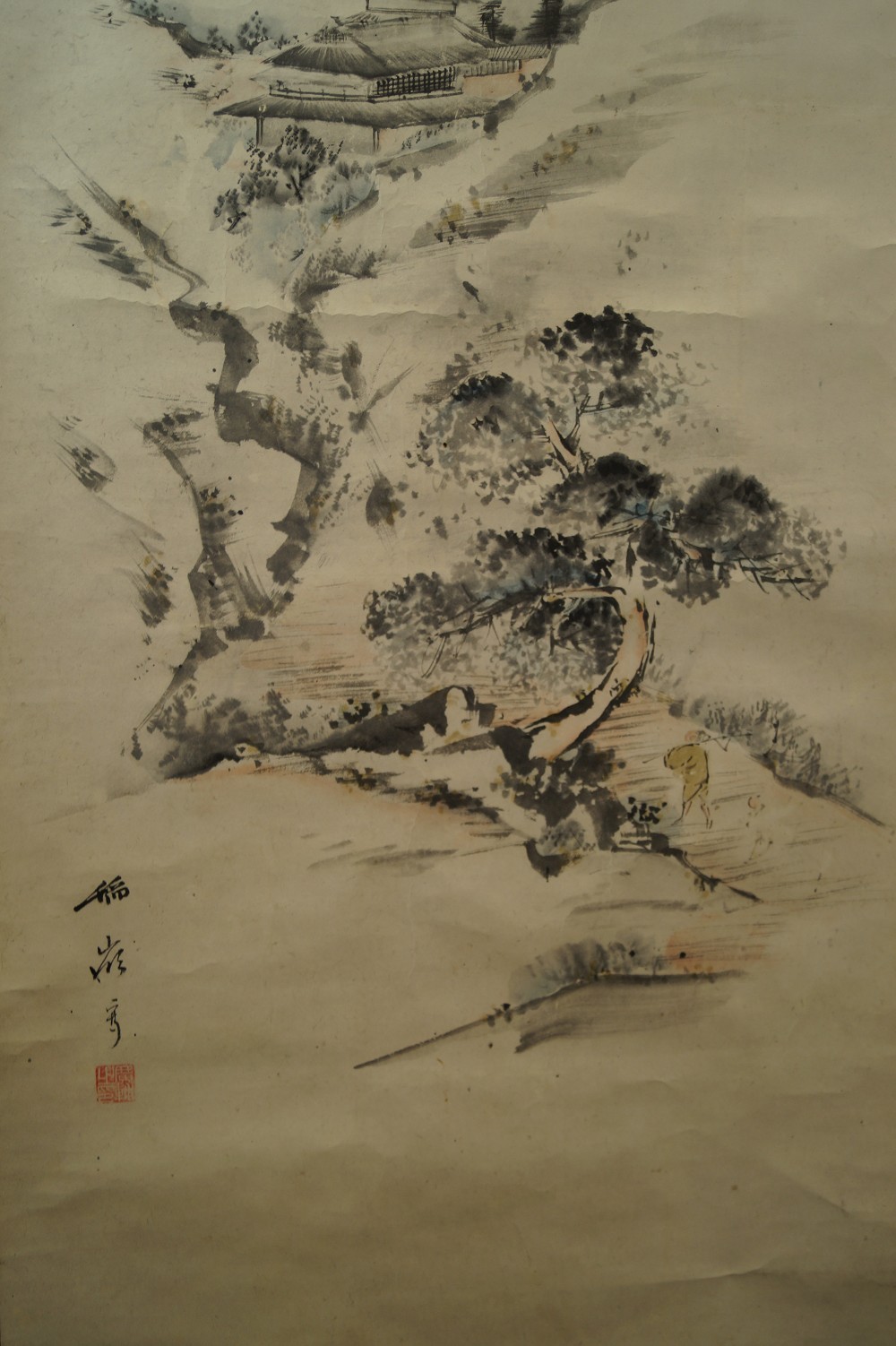 Landschaft von Hijikata Torej Rollbild 1 Motiv Nahaufnahme 1