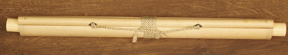 Kakemono calligrafia arrotolato