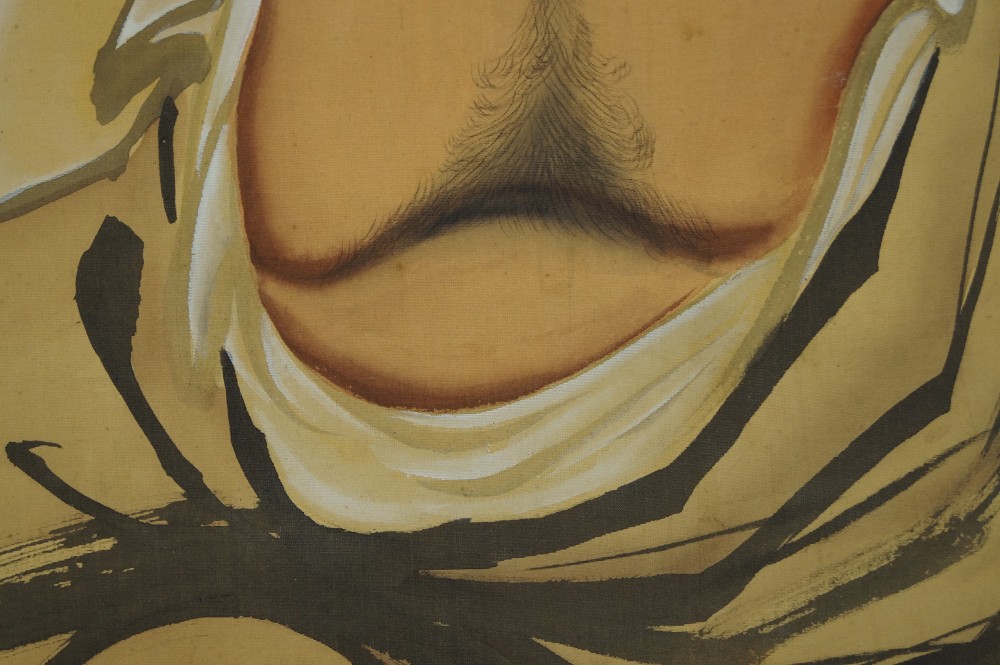 Kakemono Bodhidharma Daruma Gewand-Motiv Nahaufnahme 2