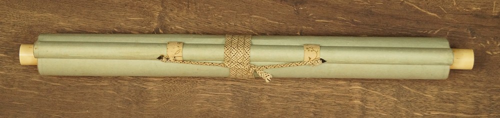 Tiger Kakemono Kakemono zusammengerollt