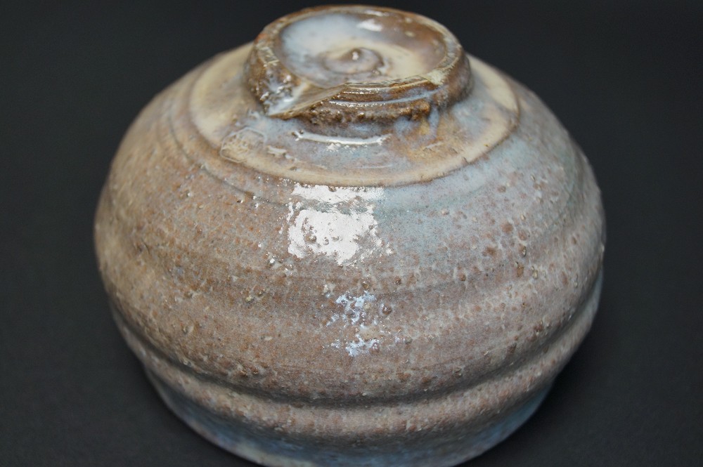 Bol à thé Chawan Hagi Gros plan du fond 2