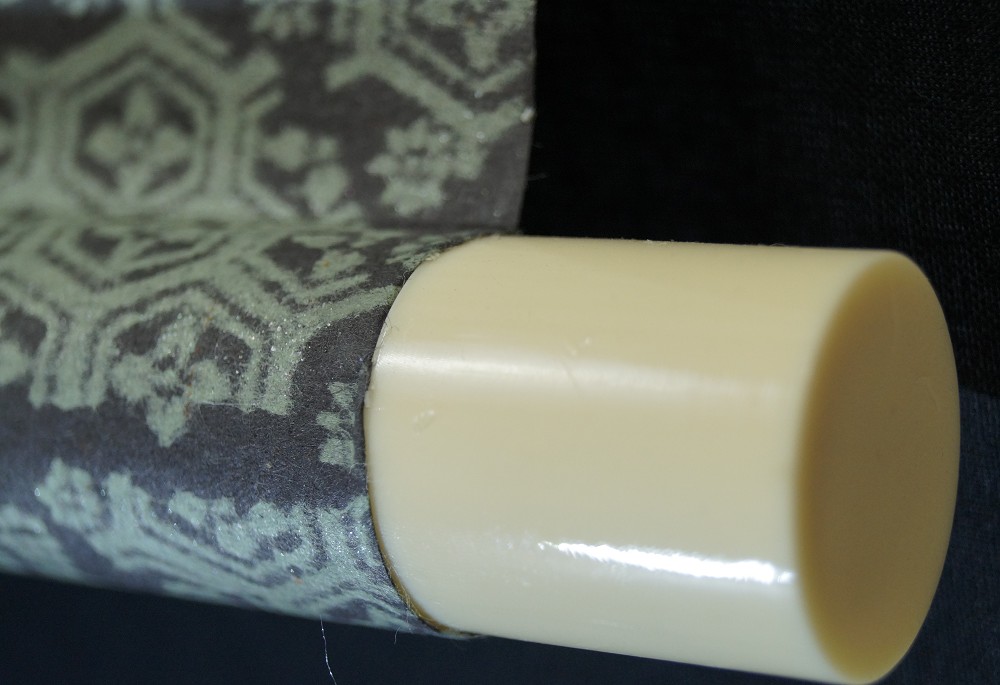 Kalligrafie Brise im Mondlicht Rollendetail 2 Rollenende